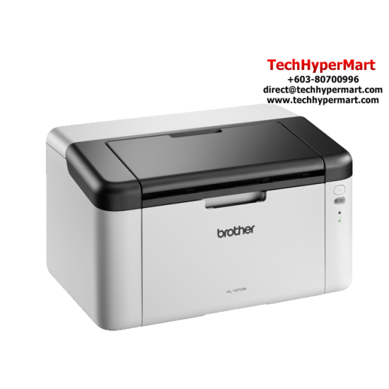 Brother Mono Laser HL-1210W Printer (Print, Speed Up to 20ppm, Compact, Wired, Wireless)