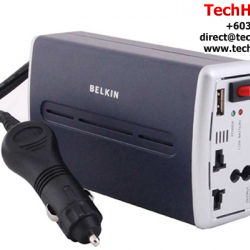 Belkin F5L071ak200W AC Anywhere Power Inverter (USB Charging 200W, Power switch, Temperature protection)