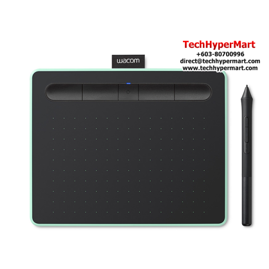 Wacom Intuos S with Bluetooth (CTL-4100WL, Small, Active Area 152.0 x 95.0 mm, Battery-free Pen 4K) Wacom Intuos S with Bluetooth (CTL-4100WL, Small, Active Area 152.0 x 95.0 mm, Battery-free Pen 4K)