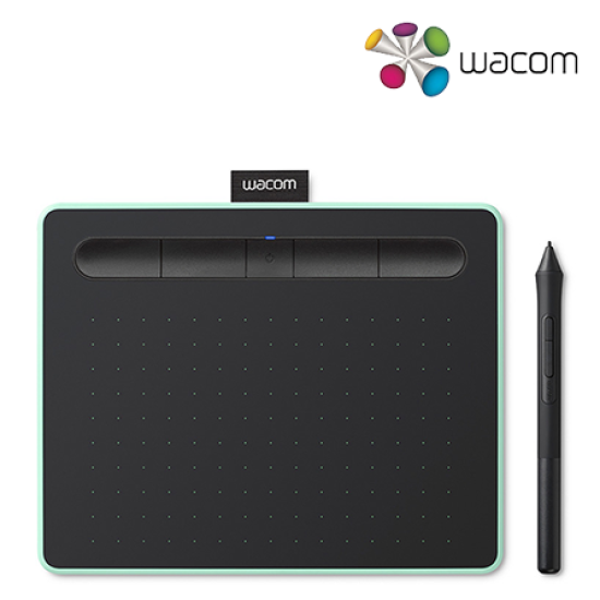 Wacom Intuos S with Bluetooth (CTL-4100WL, Small, Active Area 152.0 x 95.0 mm, Battery-free Pen 4K) Wacom Intuos S with Bluetooth (CTL-4100WL, Small, Active Area 152.0 x 95.0 mm, Battery-free Pen 4K)