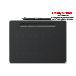 Wacom Intuos M with Bluetooth (CTL-6100WL, Medium, Active Area 216.0 x 135.0 mm, Battery-free Pen 4K)
