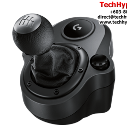 Logitech Driving Force Shifter (Six Speed, Push Down Reverse Gear, Steel and Leather)