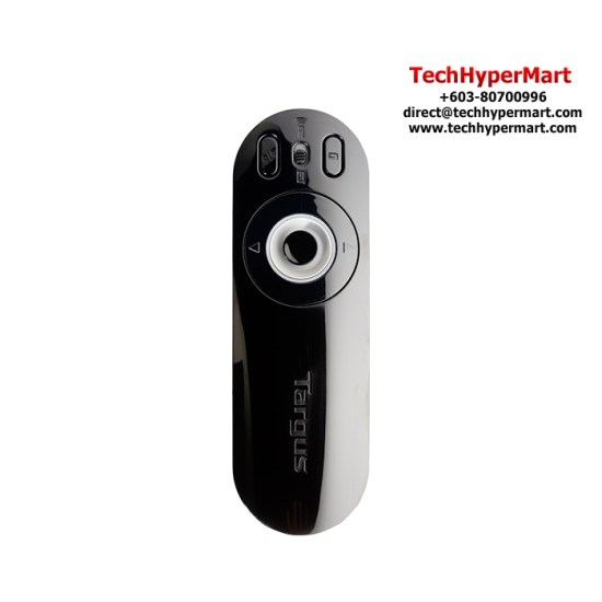 Targus AMP09 Wireless USB Multimedia Presenter (2.4GHz Technology, up to 50ft away, Red Laser Pointer)