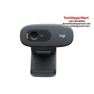 Logitech C270 HD Webcam (720p/30fps, Fixed Focus, Built-in mic)