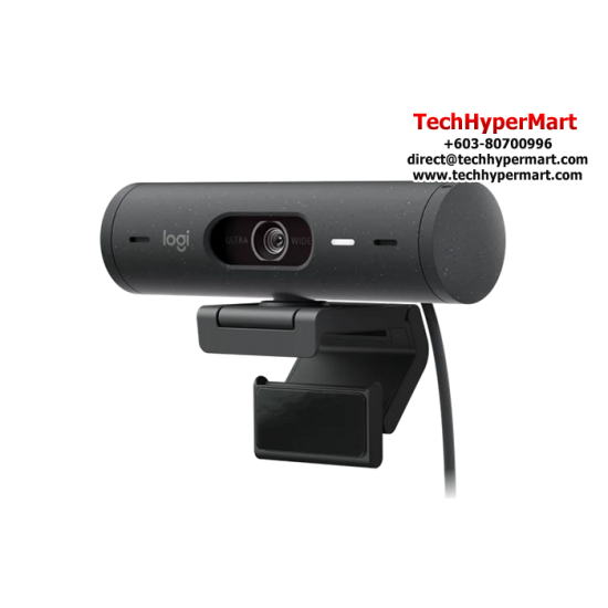 Logitech Brio 505 Business Webcam (1080p/30fps Resolution, 4 megapixel Camera, Autofocus, Stereo mic)