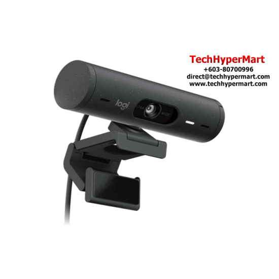 Logitech Brio 505 Business Webcam (1080p/30fps Resolution, 4 megapixel Camera, Autofocus, Stereo mic)