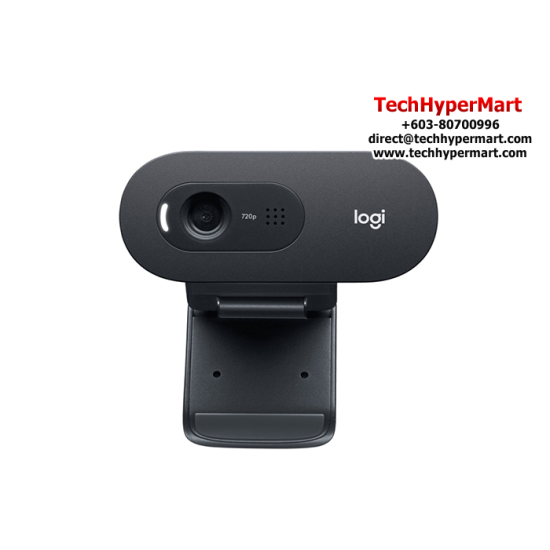 Logitech C505e HD Business Webcam (720p/30fps Resolution, 1.2 megapixel Camera, Fixed Focus, Single mic)