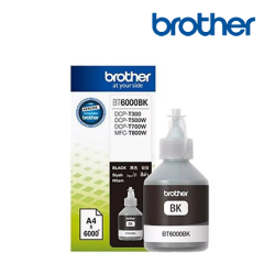 Brother BT6000BK Black Ink Bottle (Up to 6,000 pages, For DCP-T300, DCP-T500W, DCP-T700W)