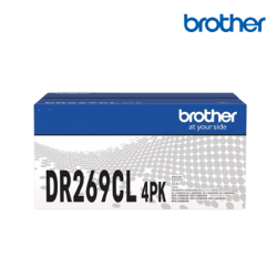Brother DR269CL 4PK Ink Cartridge (Original Cartridge, 20000 Yield, For HL-L3240CDW/ DCP-L3560CDW/ MFC-L3760CDW/ MFC-L8340CDW)