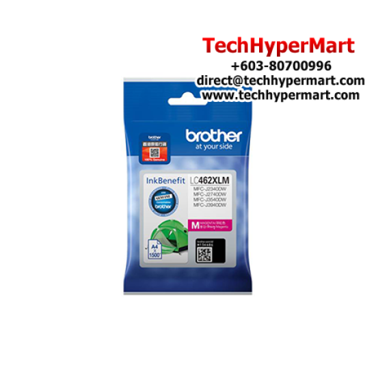 Brother LC462XLC Ink Cartridge (Original Cartridge, 1500 Yield, For MFC-J2340DW, MFC-J2740DW, MFC-J3540DW, MFC-J3940DW) Brother LC462XLC Ink Cartridge (Original Cartridge, 1500 Yield, For MFC-J2340DW, MFC-J2740DW, MFC-J3540DW, MFC-J3940DW)