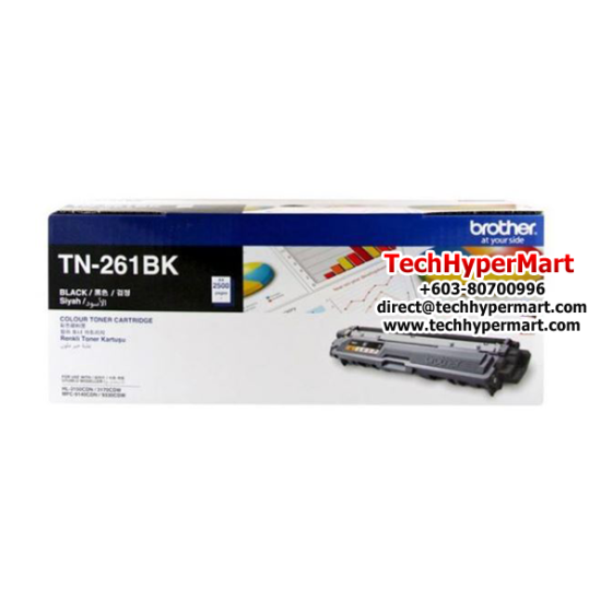 Brother TN-261BK Color Toner Cartridge (Up to 2,500 pages @ 5% coverage, For MFC-9330CDW)