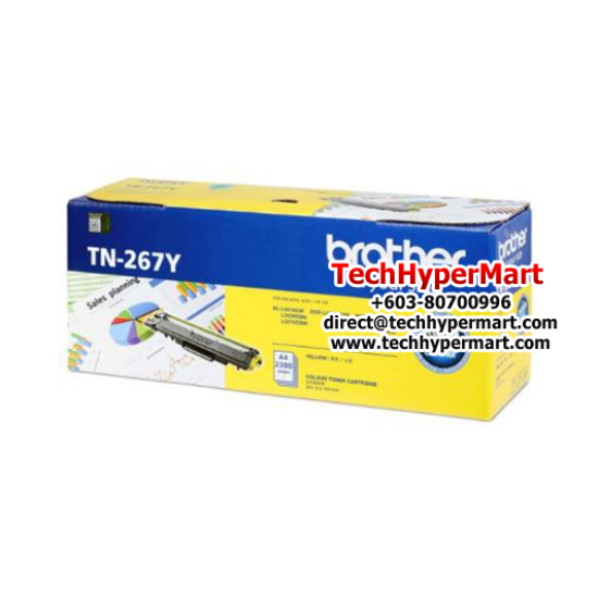 Brother TN-267C, TN-267M, TN-267C Color Toner (Up to 2,300 pages, For HL-L3230CDN, DCP-L3551CDW)