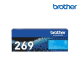 Brother TN-269C Ink Cartridge (Original Cartridge, 1500 Yield, For HLL3280CDW/DCPL3560CDW/MFCL3760CDW/MFCL8390CDW)