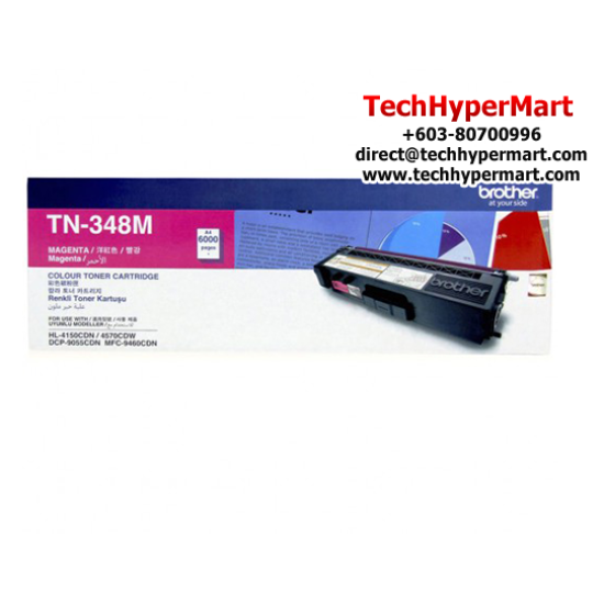Brother TN-348C Toner Cartridge (Original Cartridge, 6000 Yield, For HL-4150CDN, HL-4570CDW, MFC9970CDW) Brother TN-348C Toner Cartridge (Original Cartridge, 6000 Yield, For HL-4150CDN, HL-4570CDW, MFC9970CDW)
