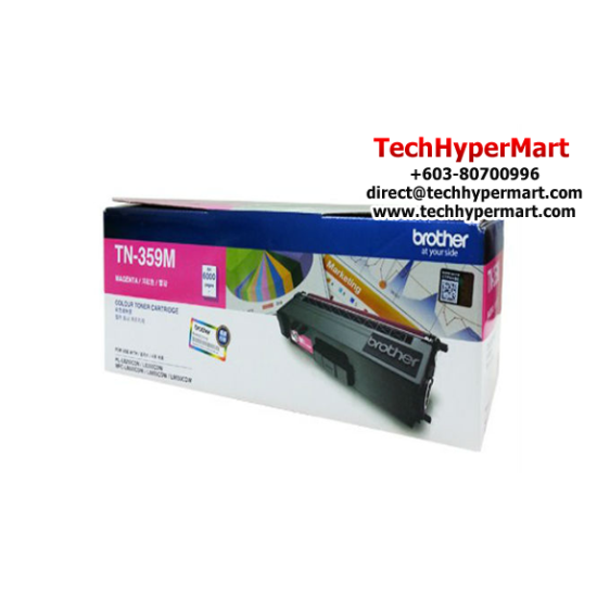 Brother TN-359C Ink Cartridge (Original Cartridge, 6000 Yield, For HL-L8250CDN, HL-L8350CDW, MFC-L8850CDW, MFC-L9550CDW)