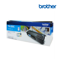 Brother TN-359C Ink Cartridge (Original Cartridge, 6000 Yield, For HL-L8250CDN, HL-L8350CDW, MFC-L8850CDW, MFC-L9550CDW)