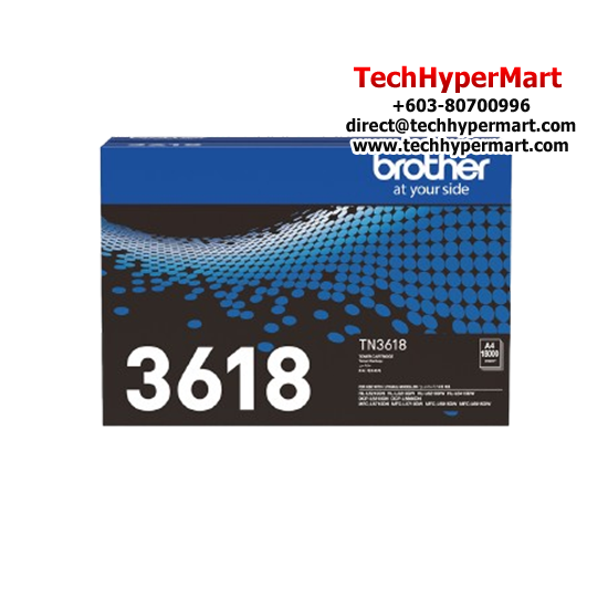 Brother TN-3618 Ink Cartridge (Original Cartridge, 18000 Yield, For HL-L5210DN/ HL-L6415DW/ DCP-L5510DN/ MFC-L5915DW/ MFC-L6915DW) Brother TN-3618 Ink Cartridge (Original Cartridge, 18000 Yield, For HL-L5210DN/ HL-L6415DW/ DCP-L5510DN/ MFC-L5915DW/ MFC-L6915DW)