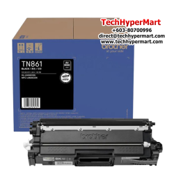 Brother TN861BK Ink Cartridge (Original Cartridge, 9000 Yield, For MFCL9630CDN)
