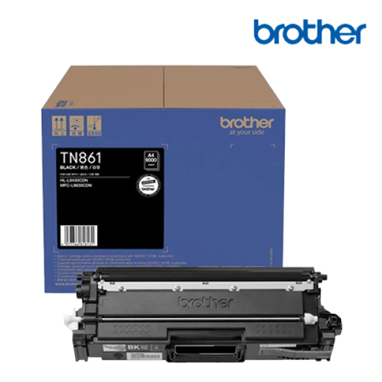 Brother TN861BK Ink Cartridge (Original Cartridge, 9000 Yield, For MFCL9630CDN) Brother TN861BK Ink Cartridge (Original Cartridge, 9000 Yield, For MFCL9630CDN)