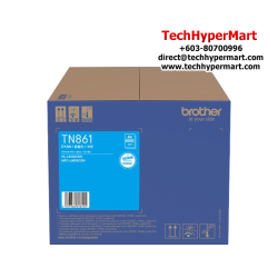 Brother TN861C Ink Cartridge (Original Cartridge, 9000 Yield, For MFCL9630CDN)