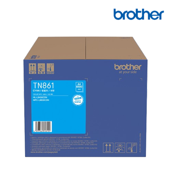 Brother TN861C Ink Cartridge (Original Cartridge, 9000 Yield, For MFCL9630CDN) Brother TN861C Ink Cartridge (Original Cartridge, 9000 Yield, For MFCL9630CDN)