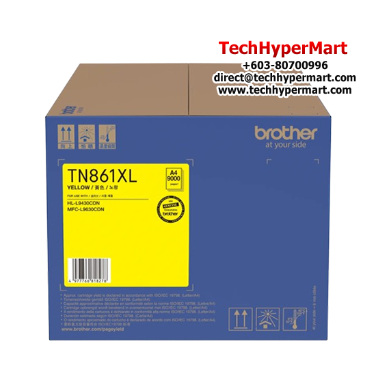 Brother TN861XLC Ink Cartridge (Original Cartridge, 9000 Yield, For MFCL9630CDN) Brother TN861XLC Ink Cartridge (Original Cartridge, 9000 Yield, For MFCL9630CDN)