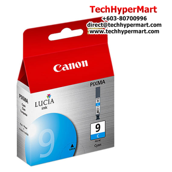 Canon PGI-9 C Cartridge (14ml) (1035B003AA, For iX7000, MX7600, PRO9500/MKII) Canon PGI-9 C Cartridge (14ml) (1035B003AA, For iX7000, MX7600, PRO9500/MKII)