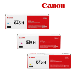 Canon Cartridge 045H Yellow, Magenta, Cyan Toner (1,500 Pages Yield, For imageCLASS MF631Cn/MF633Cdw)