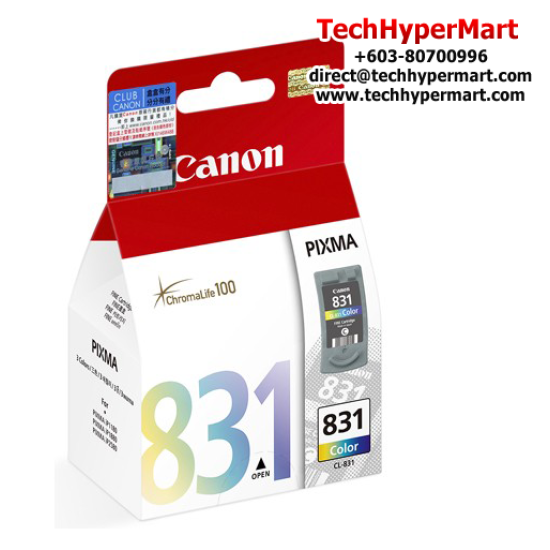 Canon CL-831 Colour Fine Cartridge (9ml) (2103B001AA, For iP1880, 2580, 1980) Canon CL-831 Colour Fine Cartridge (9ml) (2103B001AA, For iP1880, 2580, 1980)