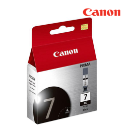 Canon PGI-7 BK Black Cartridge (25ml) (2444B003AA, For MX7600, iX7000)