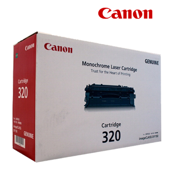 Canon Cartridge 320 (2617B003AA) Black Toner (5,000 Pages Yield, For imageCLASS D1150) Canon Cartridge 320 (2617B003AA) Black Toner (5,000 Pages Yield, For imageCLASS D1150)