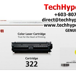 Canon Cartridge 322 Yellow, Magenta, Cyan Toner (7,500 Pages Yield, For LBP-9100Cdn Printer)