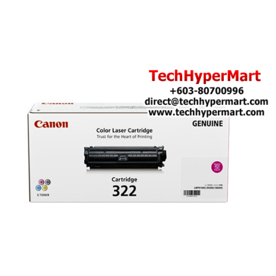 Canon Cartridge 322 Yellow, Magenta, Cyan Toner (7,500 Pages Yield, For LBP-9100Cdn Printer) Canon Cartridge 322 Yellow, Magenta, Cyan Toner (7,500 Pages Yield, For LBP-9100Cdn Printer)
