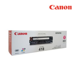 Canon 418 Cartridge (2900 Pages Yield, For MF8350Cdn/MF8380Cdw/MF8580Cdw/MF729Cx )