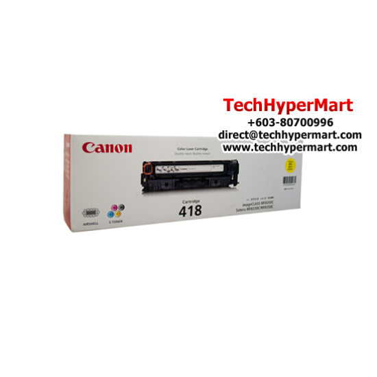 Canon 418 Cartridge (2900 Pages Yield, For MF8350Cdn/MF8380Cdw/MF8580Cdw/MF729Cx ) Canon 418 Cartridge (2900 Pages Yield, For MF8350Cdn/MF8380Cdw/MF8580Cdw/MF729Cx )