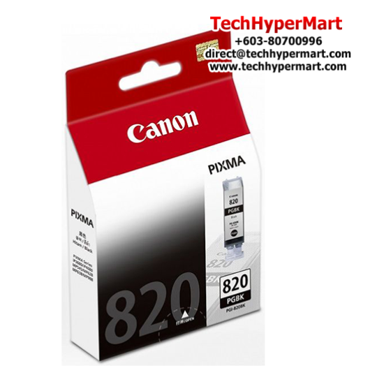 Canon PGI-820 BK Black Pigment Cartridge (19ml) (2951B001AA, For iP368/4680/4760)