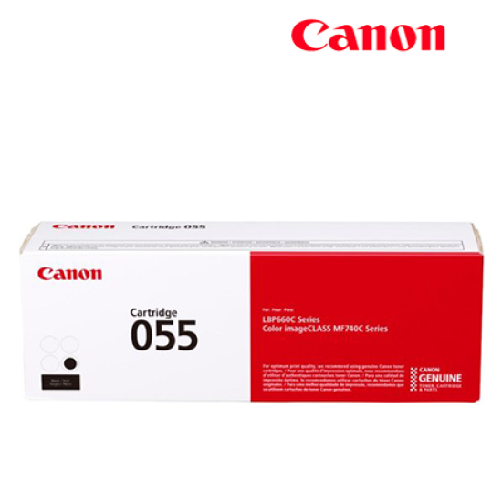 Canon Cartridge 055 (3016C003AA) Black  Toner (2,300 Pages Yield, For LBP664Cx Printer)