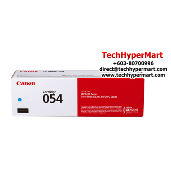 Canon Cartridge 054 Yellow, Magenta, Cyan Toner (2,300 Pages Yield, For imageCLASS LBP621Cw / LBP623Cdw Printer)