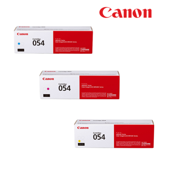Canon Cartridge 054 Yellow, Magenta, Cyan Toner (2,300 Pages Yield, For imageCLASS LBP621Cw / LBP623Cdw / MF641Cw / MF643Cdw / MF645Cx Printer) Canon Cartridge 054 Yellow, Magenta, Cyan Toner (2,300 Pages Yield, For imageCLASS LBP621Cw / LBP623Cdw / MF641Cw / MF643Cdw / MF645Cx Printer)
