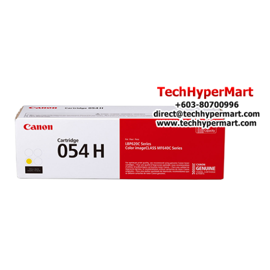 Canon Cartridge 054H Yellow, Magenta, Cyan Toner (2,300 Pages Yield, For imageCLASS LBP621Cw / LBP623Cdw / MF641Cw / MF643Cdw / MF645Cx Printer) Canon Cartridge 054H Yellow, Magenta, Cyan Toner (2,300 Pages Yield, For imageCLASS LBP621Cw / LBP623Cdw / MF641Cw / MF643Cdw / MF645Cx Printer)