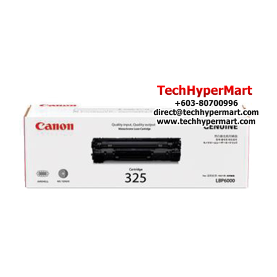 Canon CART 325 3484B003AA Toner Cartridge (1600 Pages Yield, For LBP-6000/ LBP-6030/ LBP-6030w Printer)