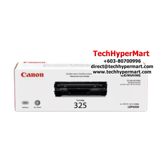 Canon CART 325 3484B003AA Toner Cartridge (1600 Pages Yield, For LBP-6000/ LBP-6030/ LBP-6030w Printer) Canon CART 325 3484B003AA Toner Cartridge (1600 Pages Yield, For LBP-6000/ LBP-6030/ LBP-6030w Printer)