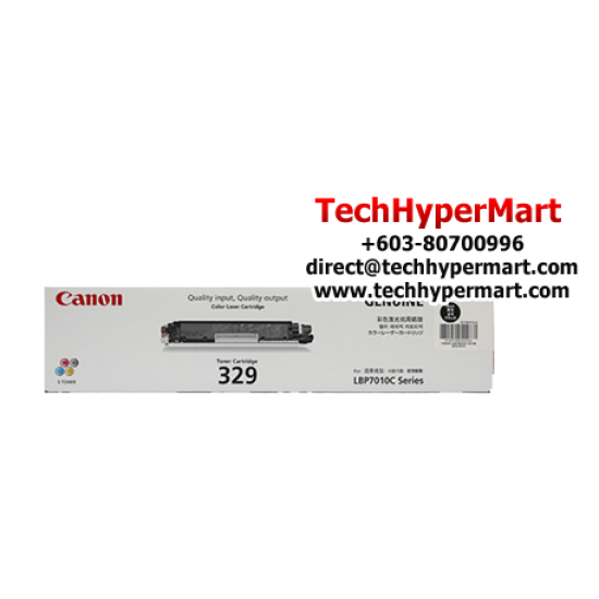 Canon Cartridge 329 (4370B003AA) Black Toner (1,200 Pages Yield, For LBP-7018C Printer) Canon Cartridge 329 (4370B003AA) Black Toner (1,200 Pages Yield, For LBP-7018C Printer)