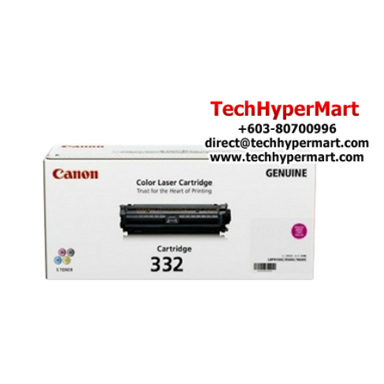 Canon Cartridge 332 Yellow, Magenta, Cyan Toner (6,100 Pages Yield, For LBP-7780Cx Printer)