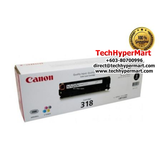Canon CART 318 Black Toner (2662B003BA) (3,400 Pages Yield, For LBP-7200Cd/LBP-7200Cdn/LBP-7680Cx)