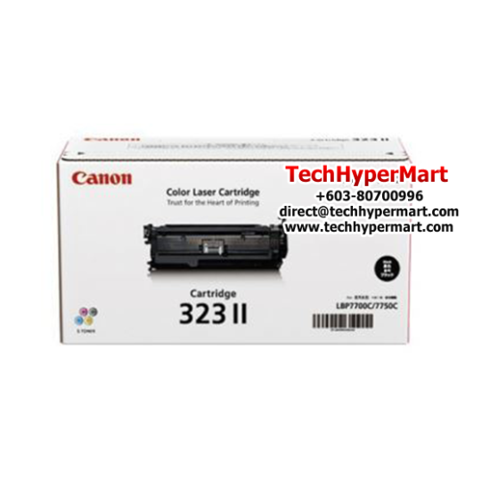 Canon CART 323 II Black Toner (2645B003BA) (5,000 Pages Yield, For LBP-7750Cdn Printer) Canon CART 323 II Black Toner (2645B003BA) (5,000 Pages Yield, For LBP-7750Cdn Printer)