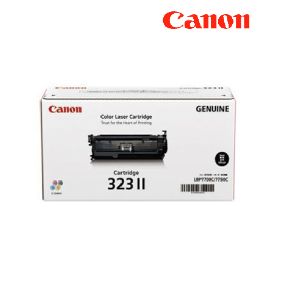 Canon CART 323 II Black Toner (2645B003BA) (5,000 Pages Yield, For LBP-7750Cdn Printer)