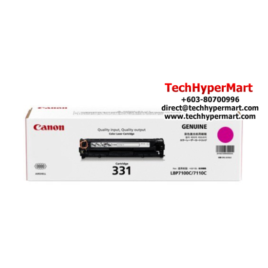 Canon CART 331 Cartridge (1500 Pages Yield, For LBP-7100Cn/ LBP-7110Cw) Canon CART 331 Cartridge (1500 Pages Yield, For LBP-7100Cn/ LBP-7110Cw)
