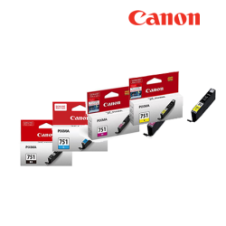 Canon CLI-751(B), CLI-751(C), CLI-751(M), CLI-751(Y) ink tank (7ml) (For iP7270, 8770, MG5670, 5570)