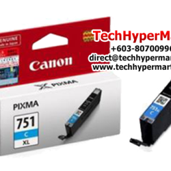 Canon CLI-751C XL, CLI-751M XL, CLI-751Y XL Dye Ink Tank (11ml) (Original Cartridge, For iP7270/8770, MG5670/5570, iX6770/6870)